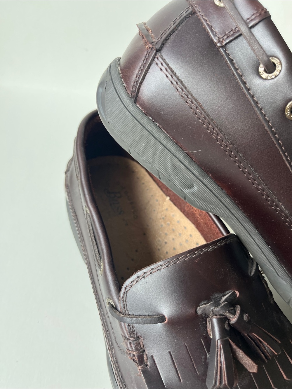 Bass - Clark Leather tassel loafers, men’s 12M - Picture 3 of 8